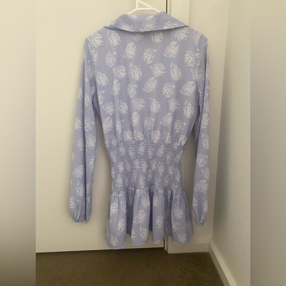 Beginning Boutique size 6 “Day on the Green Blue Shell Dress” - Picture 3 of 3